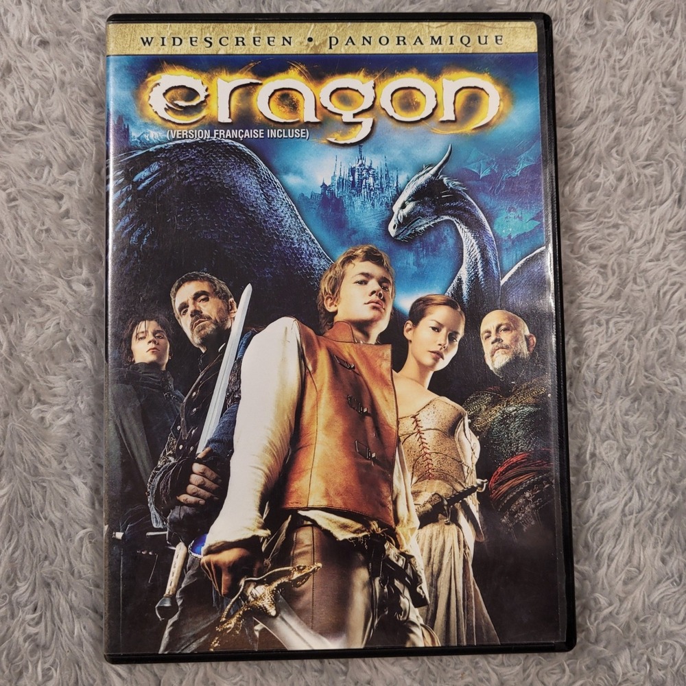 Eragon (DVD, 2007) Speleers Irons Guillory Carlyle Malkovich‎ Hedlund